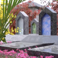 家族と一緒の墓